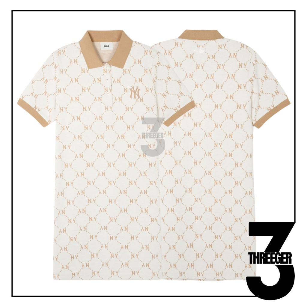 MLB Jacquard Dia Monogram NY Yankees Dress Cream Original