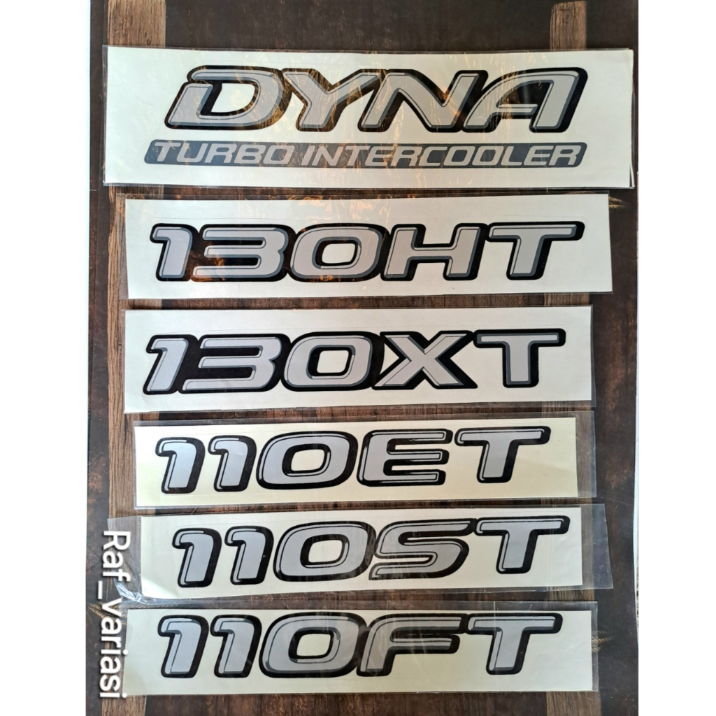 Stiker dyna turbo intercooler / stiker mobil dyna turbo intercooler / sticker dyna turbo 130ht / sti