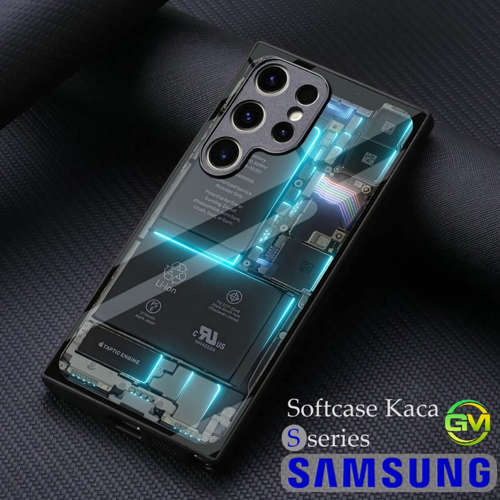 Softcase Kaca Samsung S21 S22 S23 S24 S25 Ultra |GM48| Kesing Case Cover Samsung | Mika Hp S21ultra 