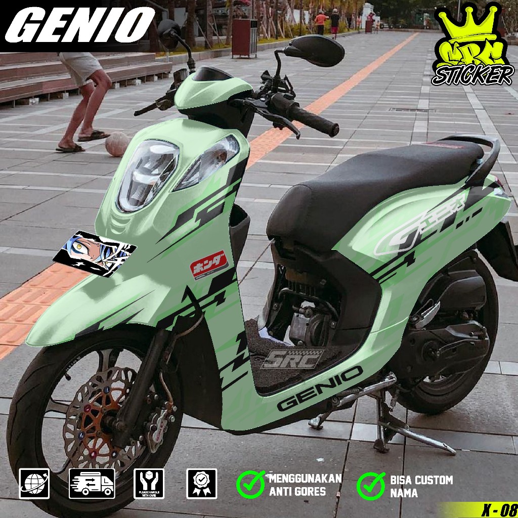 COD Sticker Decal Full Body Motor Honda Genio 2019 2020 2021 2022 2023 2024 Sticker Full Body Genio 