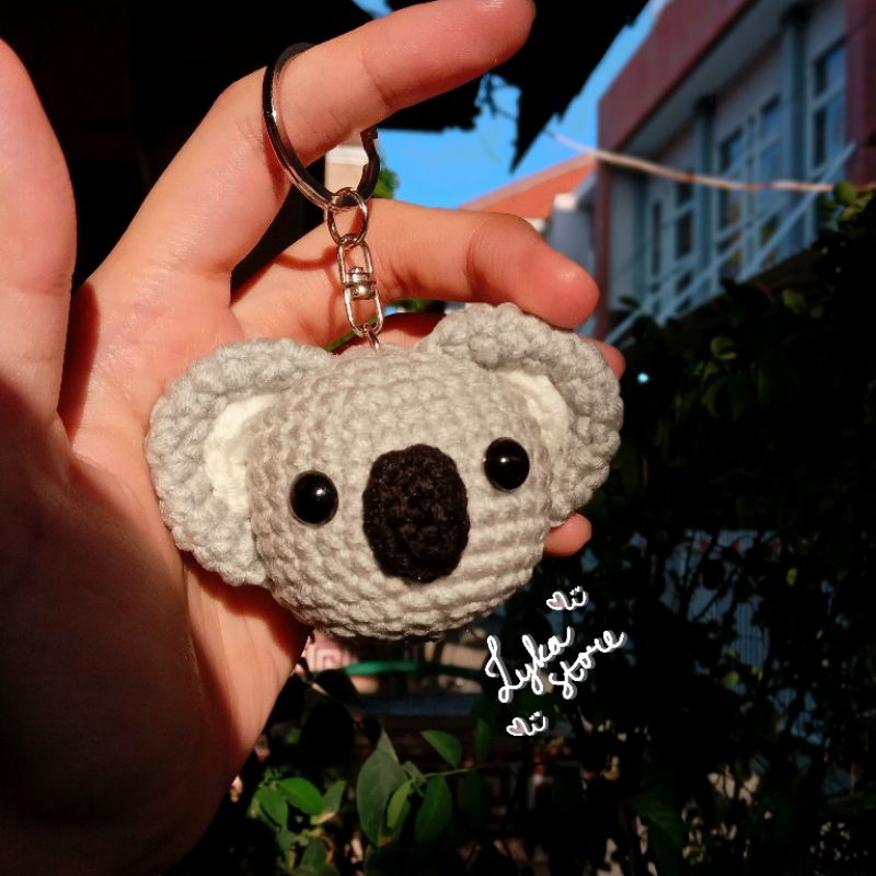 keychain koala amigurumi rajut