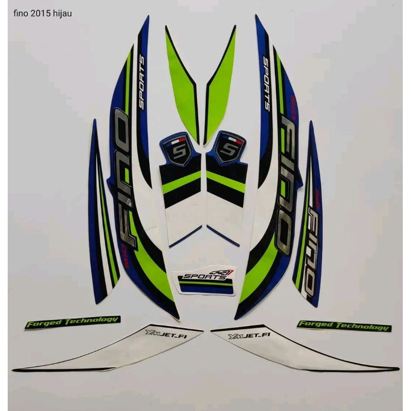 Sticker Striping Standart Motor Fino Sporty Thn 2015 Ori