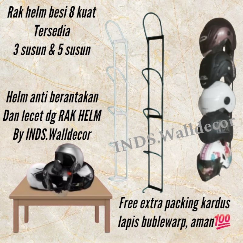 Rak Gantungan Helm Bahan Besi Gantungan Helm Murah Rak Gantung Helm