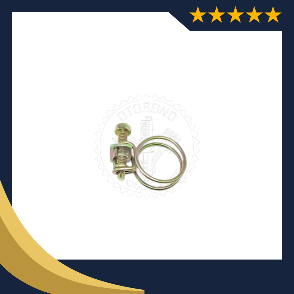 Klem Kawat Universal Ukuran 25/26 mm Clamp Hose Slang Kawat Klem Double Wire Klam Model Kawat Penjep