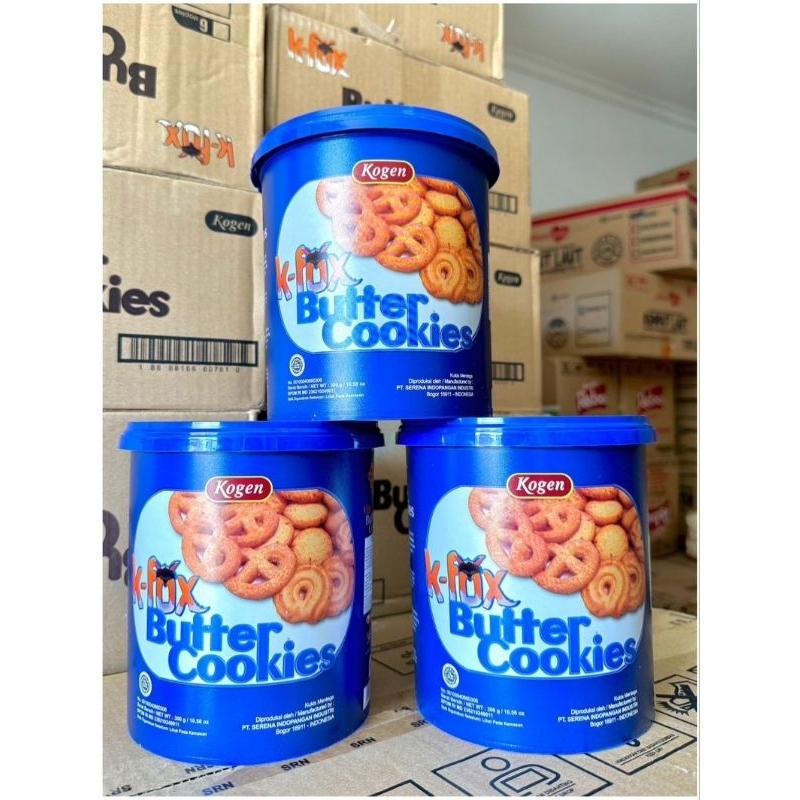 

KOGEN K-FOX BUTTER COOKIES 300GR
