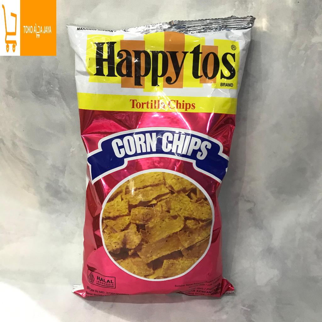 

HAPPYTOS TORTILLA CHIPS KERIPIK JAGUNG ALL VARIANT