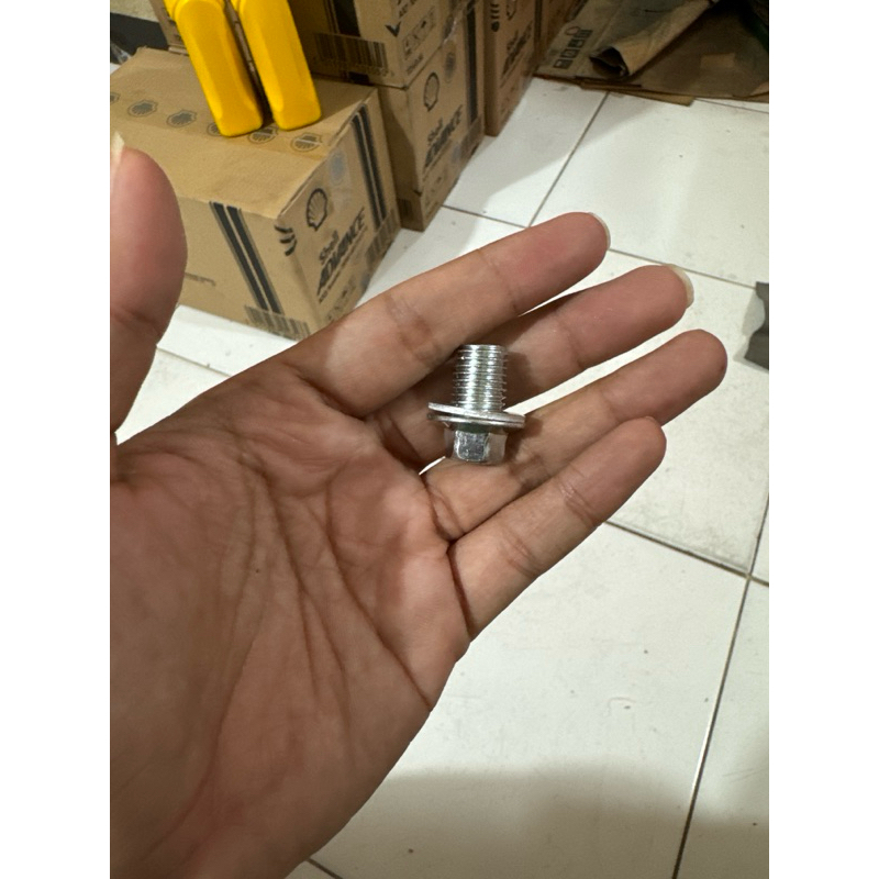 Baut Oli + Ring Honda. Kunci 12