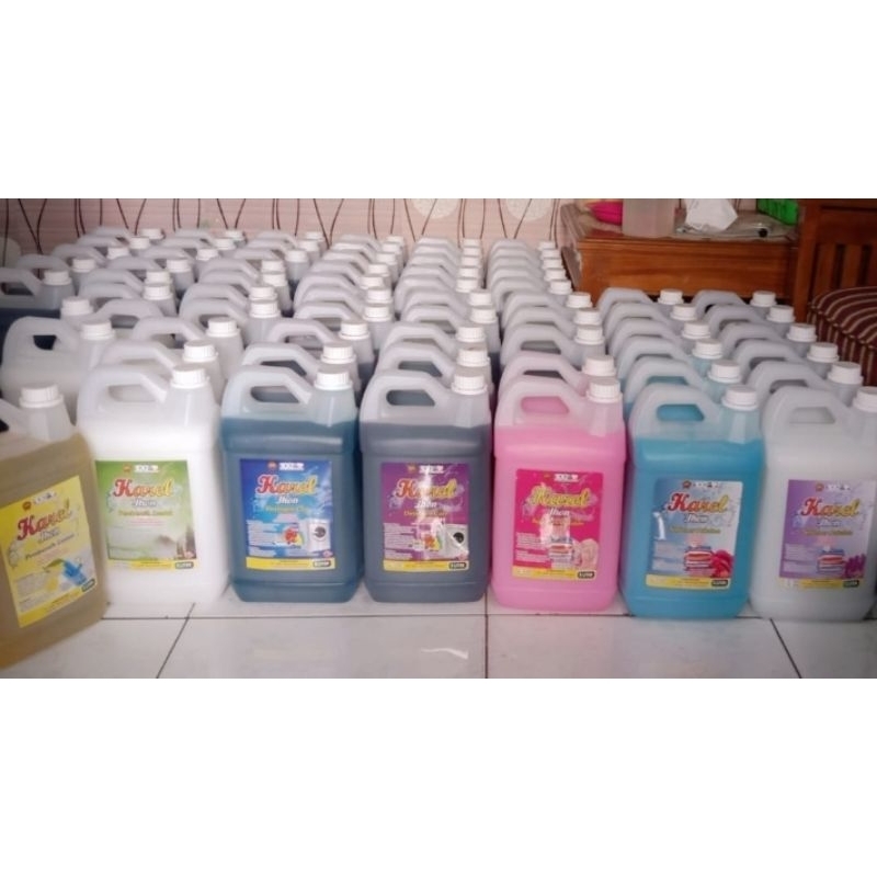 5 Liter sabun cuci/softener/pembersih lantai/pencuci piring dengan parfum laundry