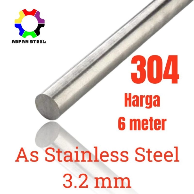 As 3,2mm stainless steel 304