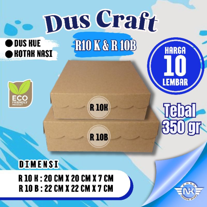 

Kotak Dus Kraft Coklat R10/Kotak Dus Nasi/Kotak Dus Catering/Harga Per 10 lembar
