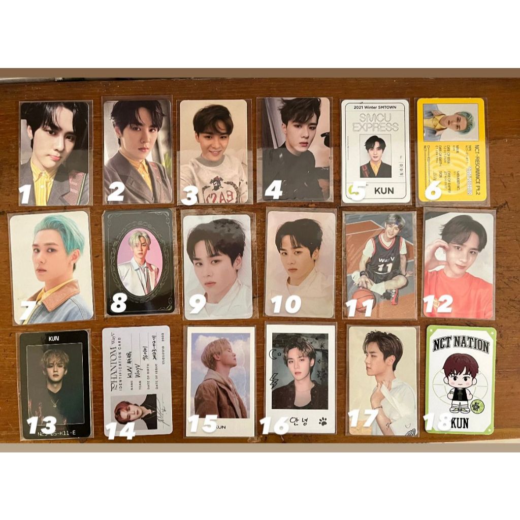 PC Photocard Kun WayV Official