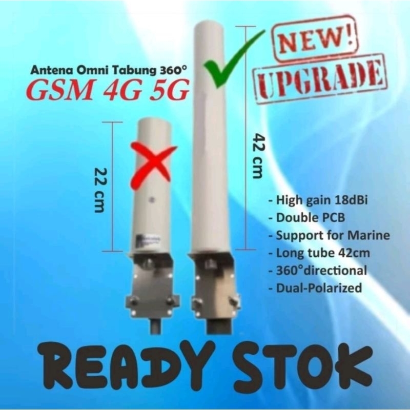 Antena Outdoor/Antena OMNI 360°/ Antena Penerima Sinyal 42CM