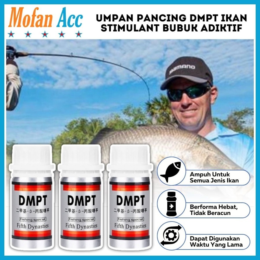DMPT Umpan Pancing Ikan 40g / Bubuk Adiktif Penarik Ikan Mas Gurame Lele Patin Powder Fish Cup Lure