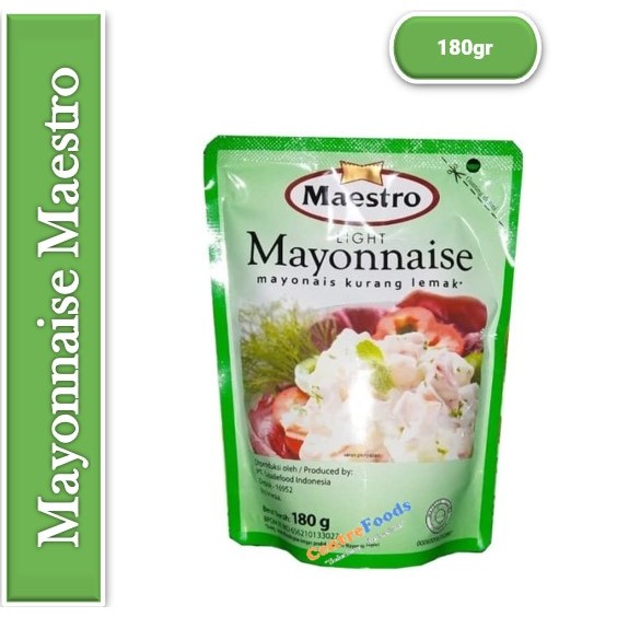 

Mayonais Kurang Lemak - Maestro Brand | 180gr [ Harga Per PCS ]