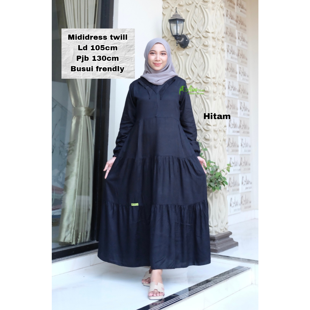 Mididress Twill Premium  Aini Modiste