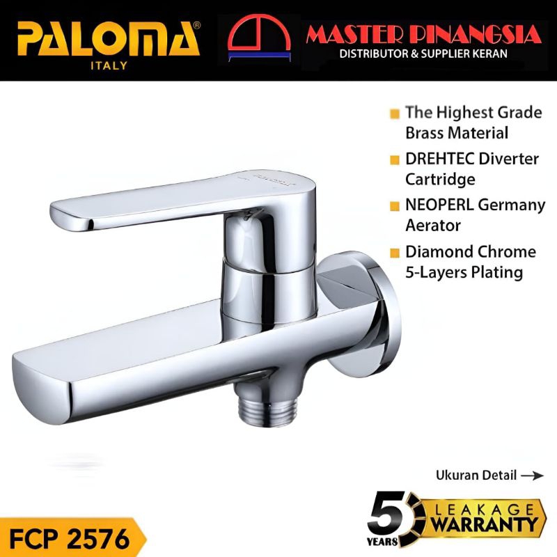 PALOMA FCP 2576 KERAN CABANG SHOWER BAK KAMAR MANDI KRAN AIR