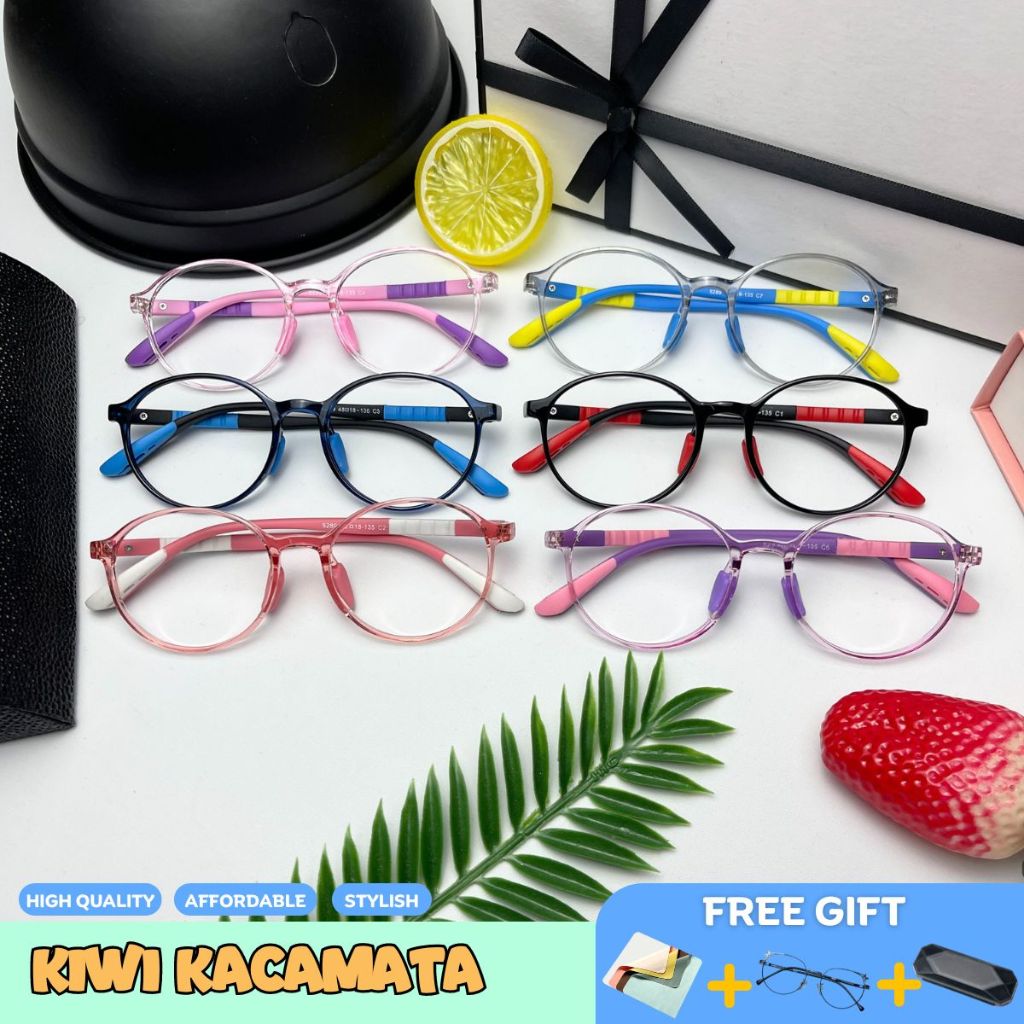 kiwi kacamata frame kacamata tr90 plastik 5289