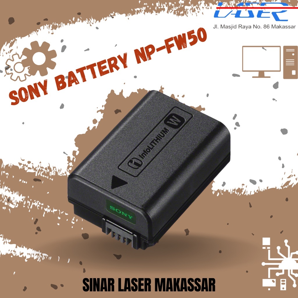 SONY BATTERY NP-FW50 / BATERAI KAMERA SONY