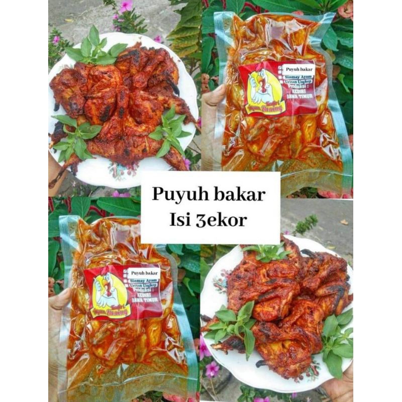 

Puyuh bakar isi 3 ekor lezat