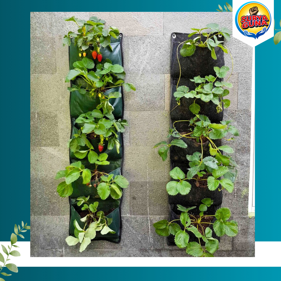 Green Wall Planter Bags Planter Bag Dinding Easy Grow Pasti Diskon