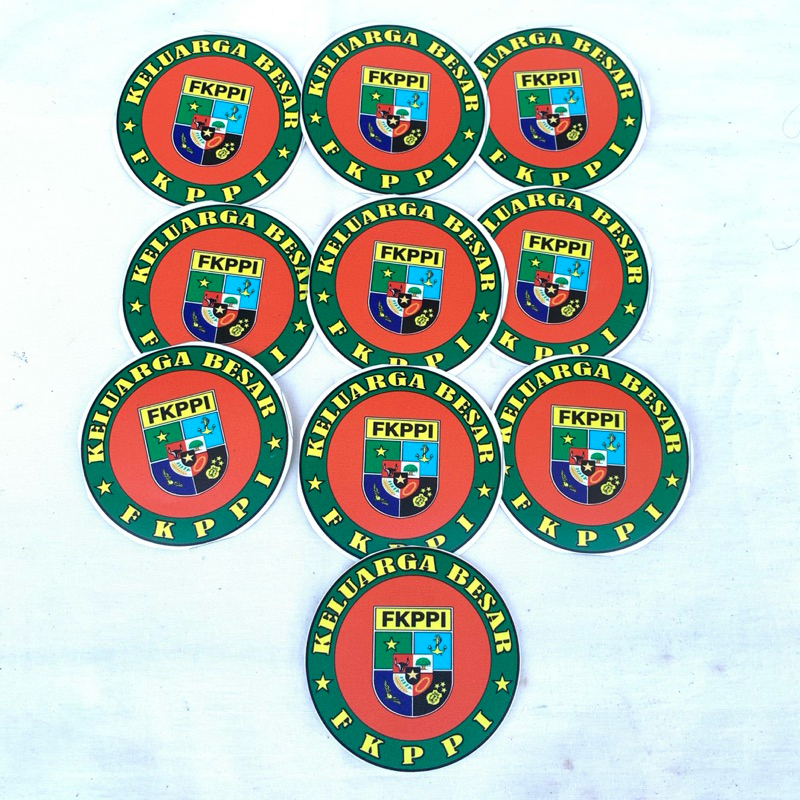 

Sticker logo keluarga besar fkppi model bulat stiker fkppi