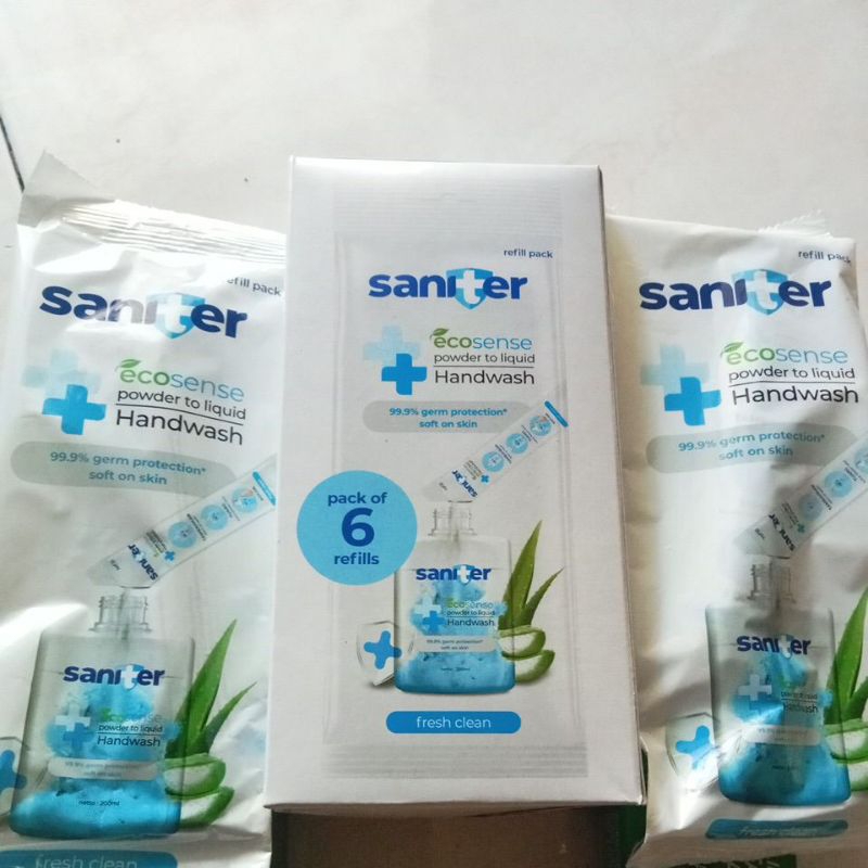 Saniter ecosense powder to liquid hand wash