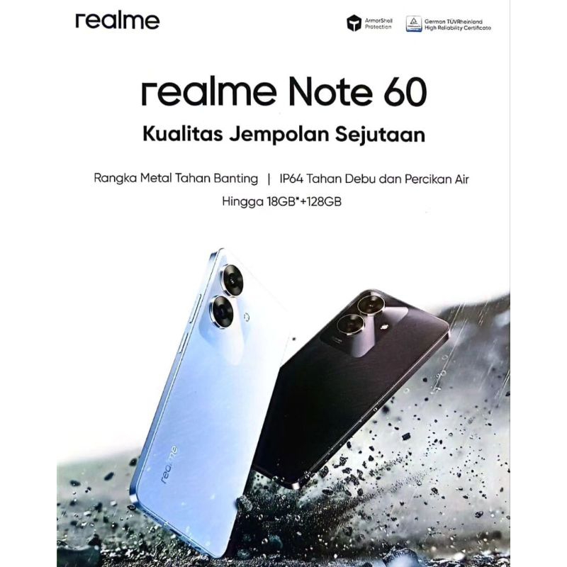 REALME NOTE 60 4/64 GB GARANSI RESMI