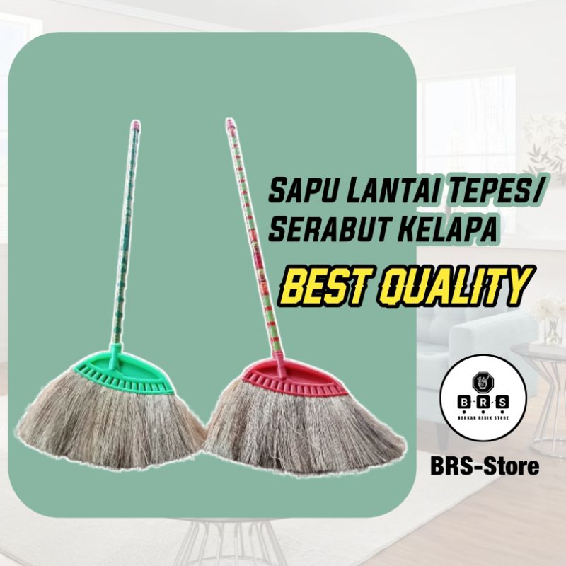 Sapu Serabut Kelapa/Sapu Tepes Kelapa/Sapu Lantai Rumah Serabut Kelapa
