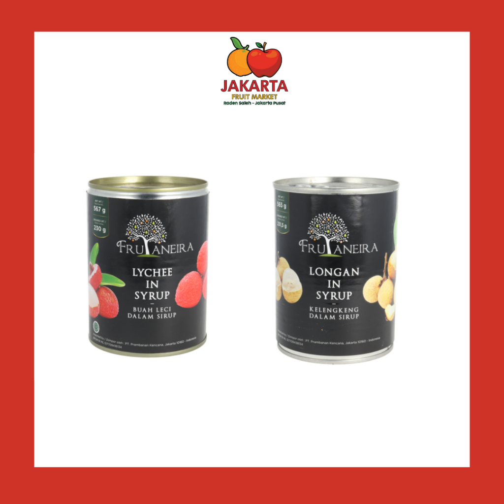

FRUTANEIRA BUAH KALENG LENGKENG DALAM SIRUP / LONGAN SYRUP/LYCHEE SYRUP