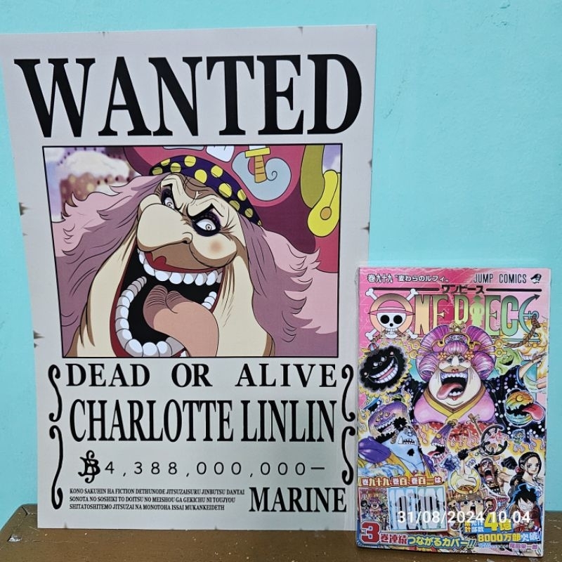 MANGA ONE PIECE Japan Version Vol. 99 + Poster Buronan Big Mom