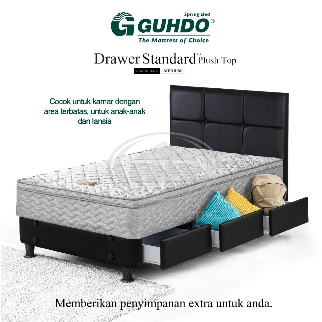 Spring bed Standard PT 120x200 Laci HB Caserta - Guhdo