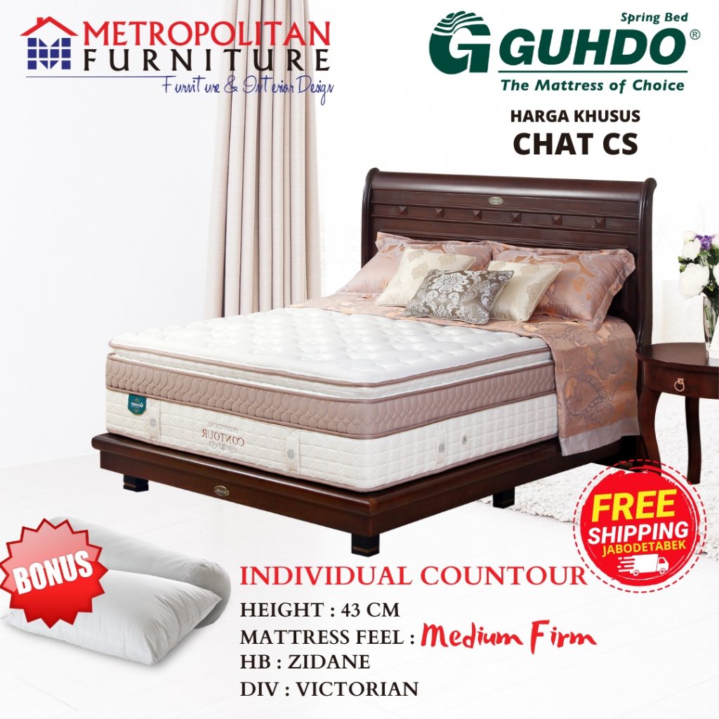 Guhdo Spring bed Individual Contour Full Set Zidane Victorian
