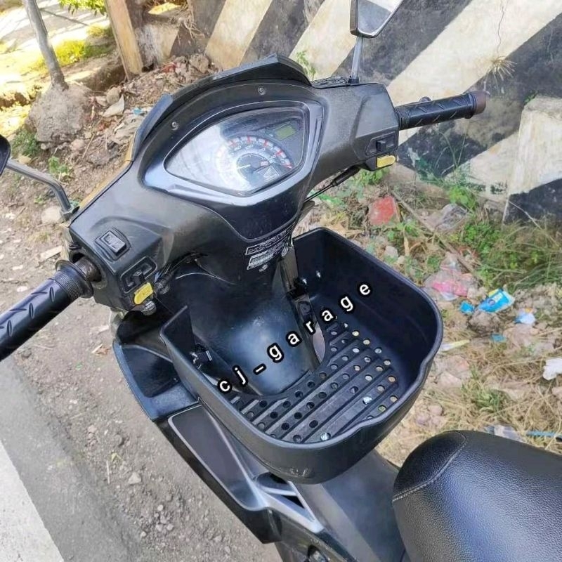 Keranjang Honda Supra x 125 DD R Keranjang Bagasi Tengah Supra X 125 R PLASTIK Dobel Disk Rak Tengah