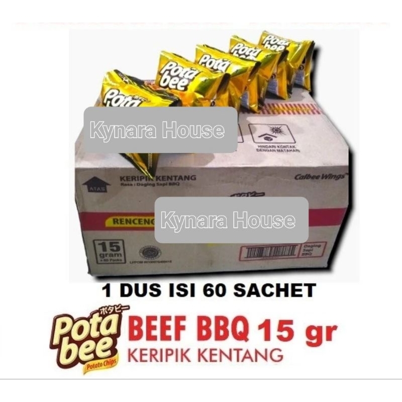 

Potabee Snack Potato Chips 60x15gr (Karton)