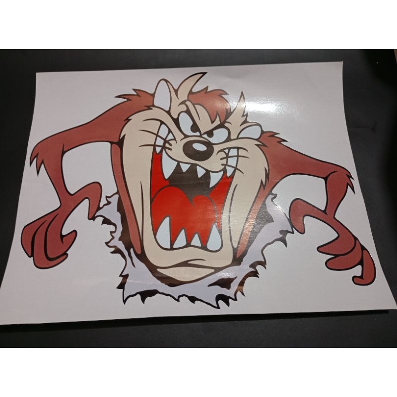 

stiker vinyl gambar besar (Tazmania)