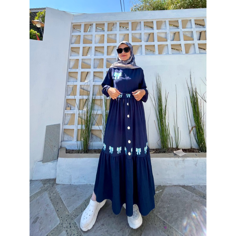 OUTFITBYMETA Alora Gamis bordir premium