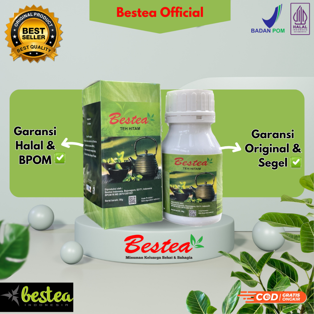 

Bestea Teh Hitam 80 gram Herbal Pelarut Kolesterol