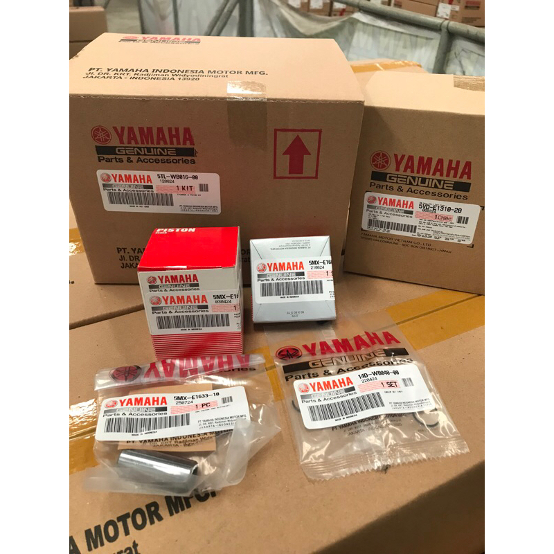 Blok Seher Ring Set Mio Sporty Mio Soul / Cylinder Piston Ring set Original 5TL-WB016-00