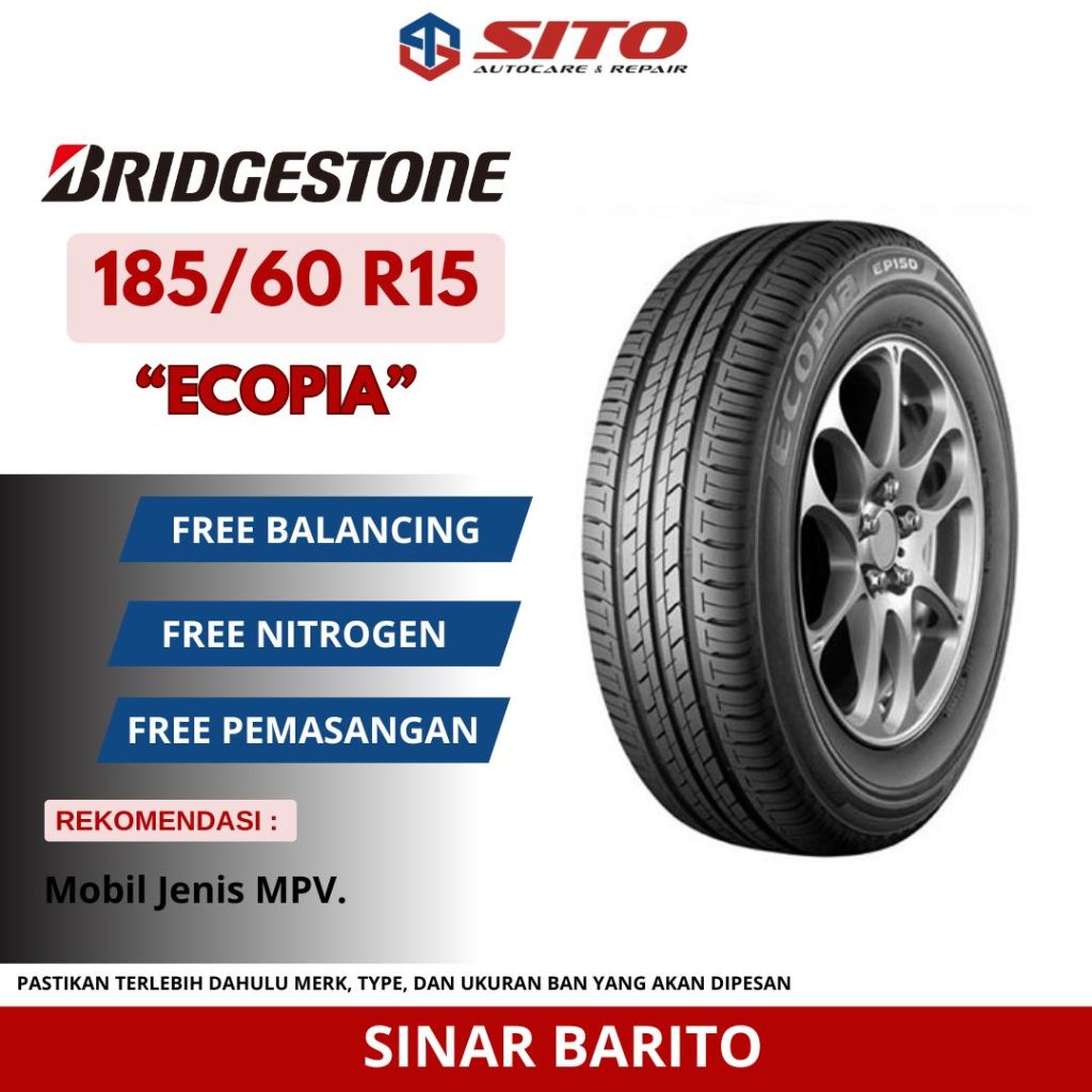 BAN BRIDGESTONE 185/60 R15 ECOPIA