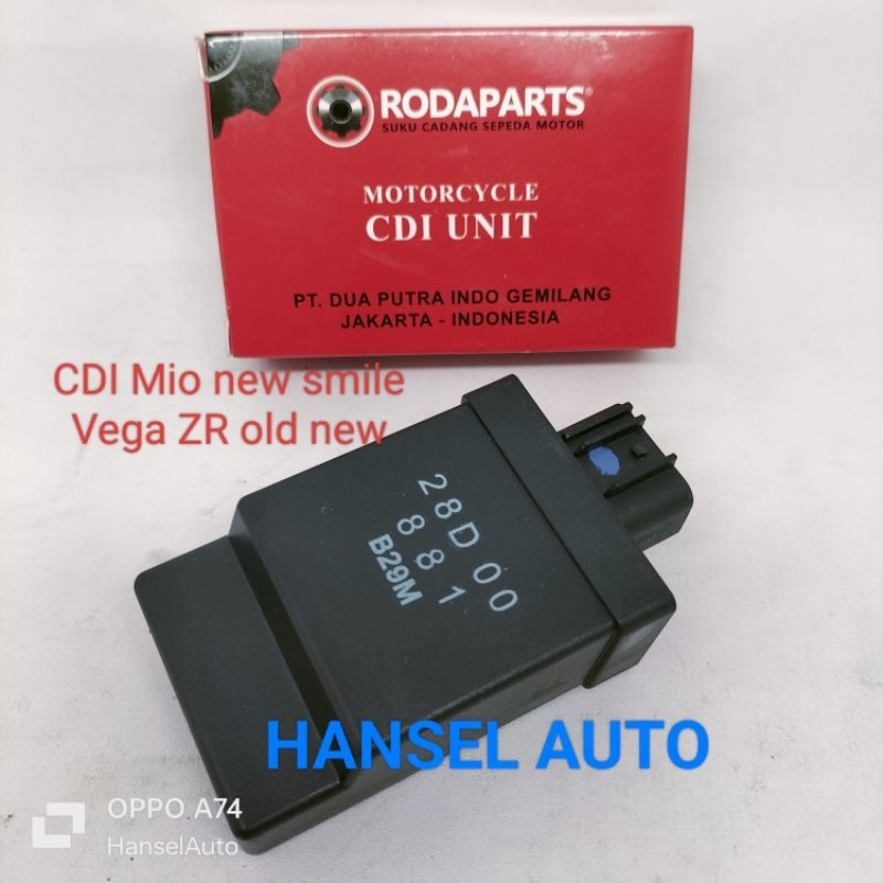 CDI MIO NEW MIO SMILE VEGA ZR OLD/NEW JUPITER NEW 2010 ROBOT  28D RODAPART