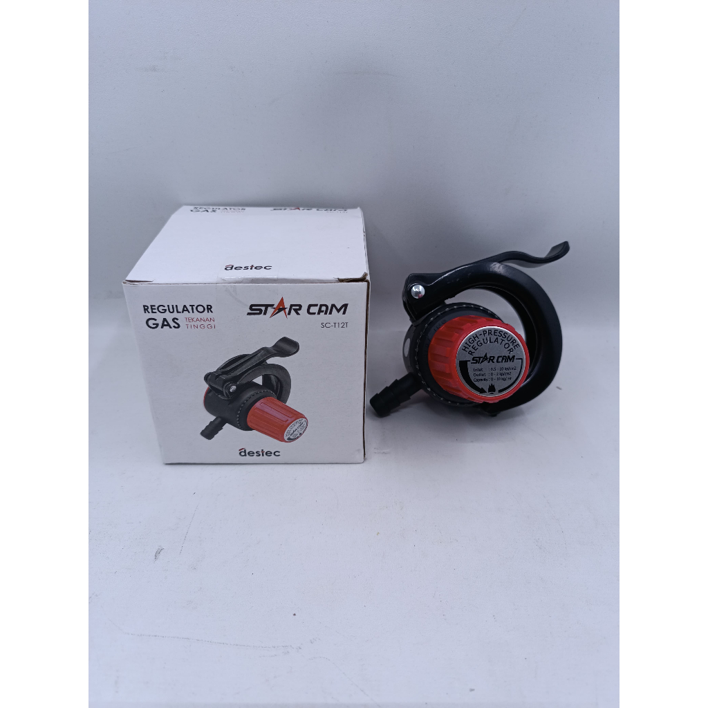 Starcam Regulator Gas Non-Meter Tekanan Tinggi SC-202TT / SC-T12T TABUNG LPG 3 KG 12 KG ORIGINAL