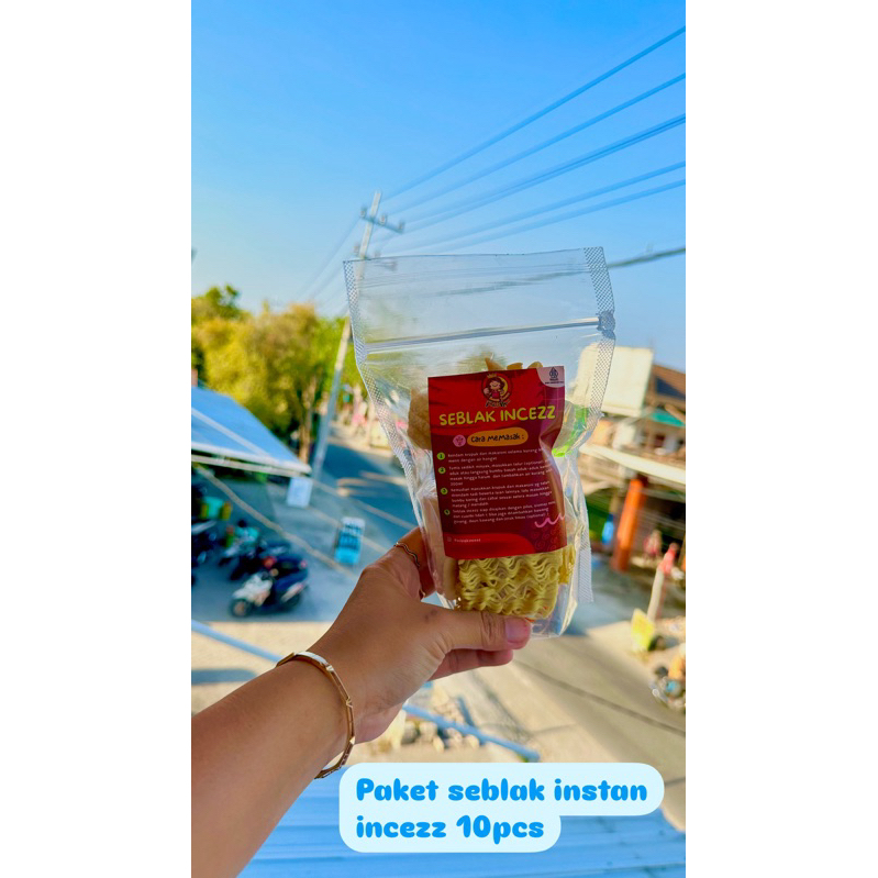 

Paket Seblak instan Incezz isi 10pcs