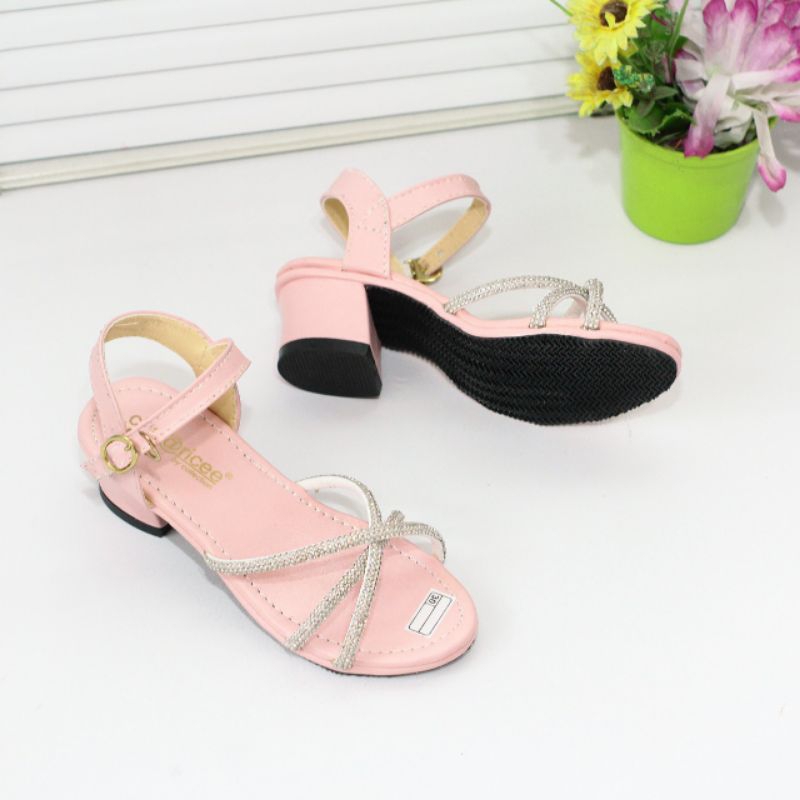 Heels Anak Perempuan Hailhigs Sendal Haklancip Umur 3Sd14Tahun Hils Pesta Ulangtahun Terbaru2025 Per