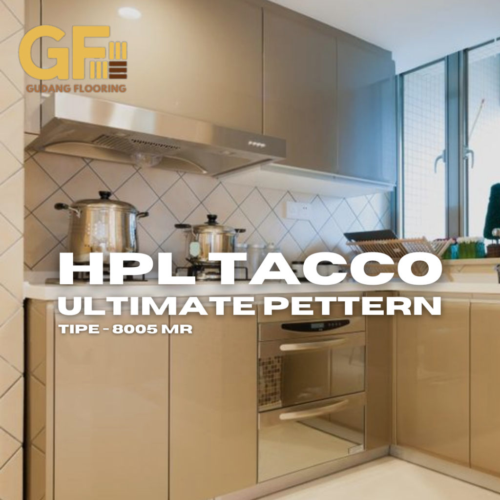 HPL Taco Ultimate Pettern Tipe 8005 / Pelapis meja Furniture HPL kayu Triplek