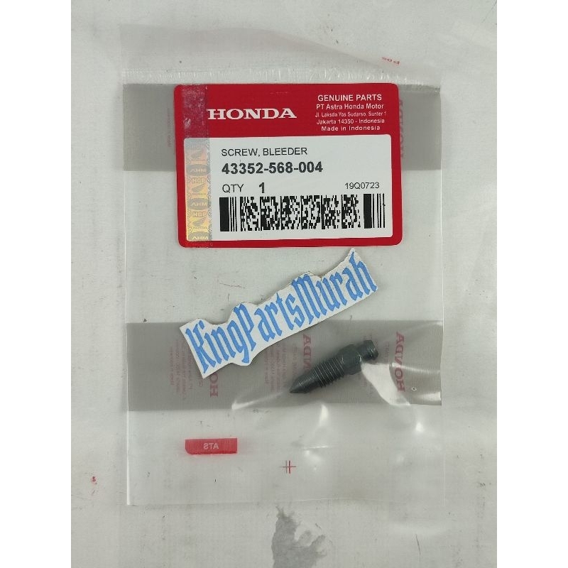 Baut Nepel Angin Kaliper Cakram/Kepala Babi