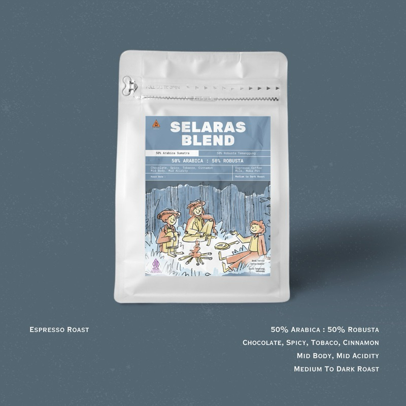 

BIJI KOPI SELARAS BLEND-1KG