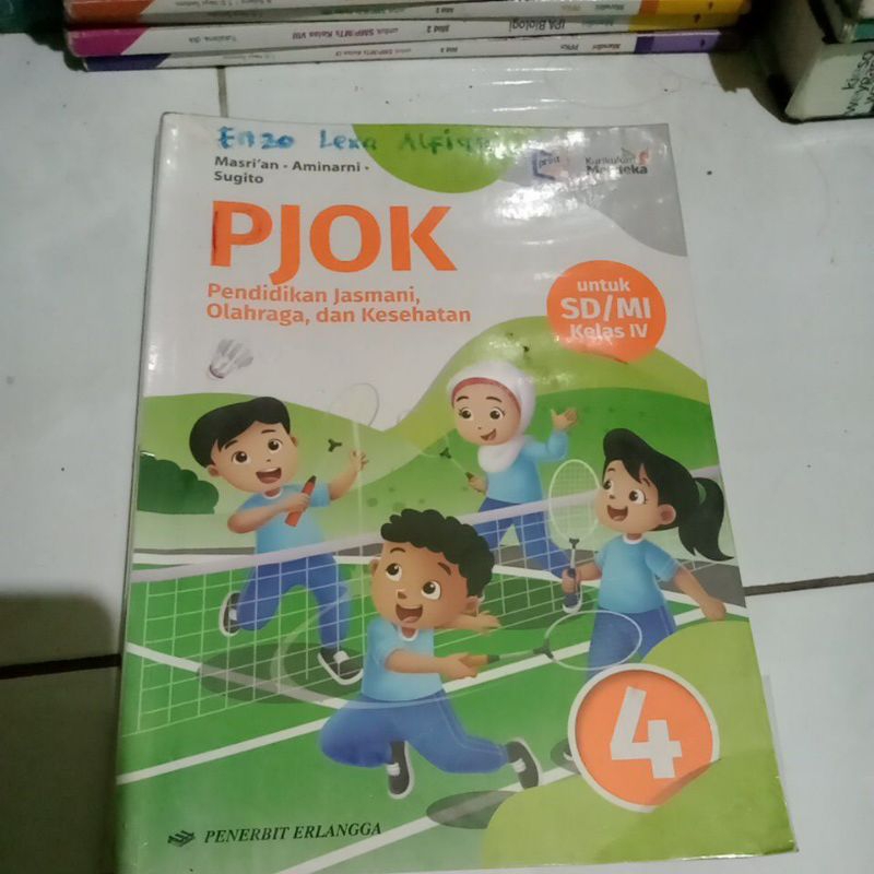 buku PJOK kelas 4 penerbit Erlangga