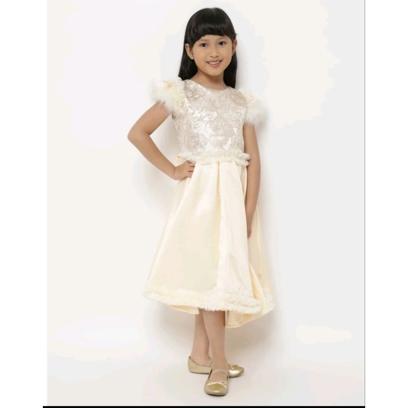 dress princessa flami 6 tahun