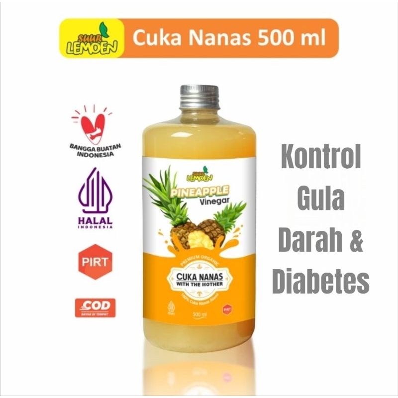 

Cuka Nanas Untuk Diabetes Kontrol Gula Darah Pilihan Sehat Alami Cuka Nanas Organik Vinegar With The Mother 500ML