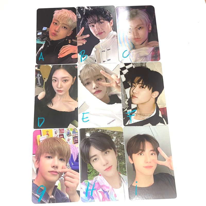 (read desk)nct dream Aespa Jaemin Mark Ningning official photocard | zip up hoodie narcissism fabric